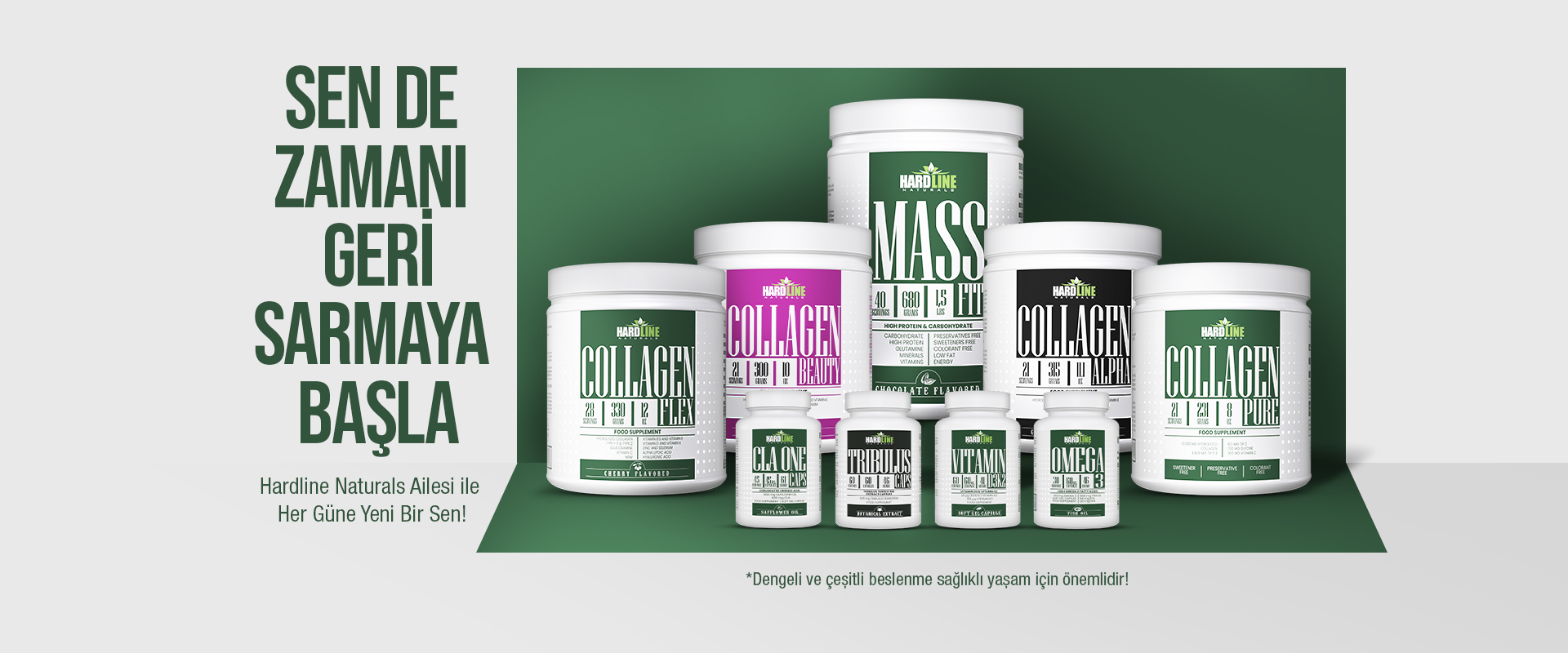 Hardline Naturals Ürün Ailesi
